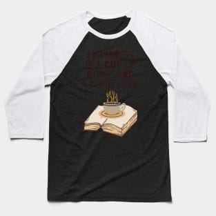 Happiness, coffee, a good book Baseball T-Shirt